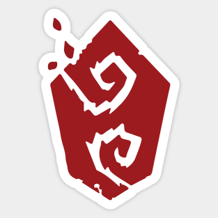 Ward 13 Red Crystal Fanart Sticker